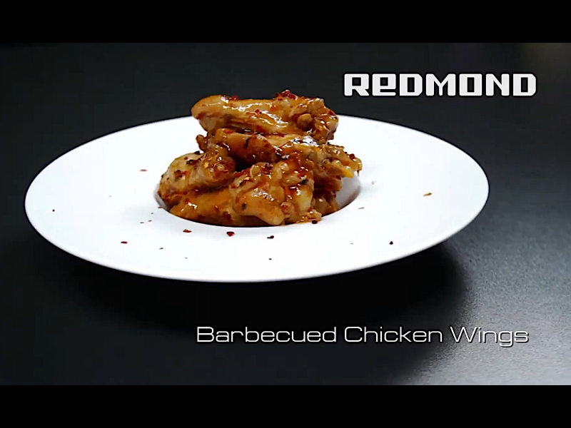 Barbecued Chicken Wings in the multicooker REDMOND M4502 Sharpen 1800x1400